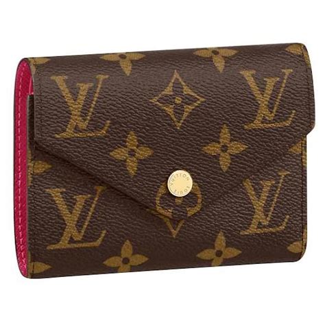 lv fuschia victorine wallet